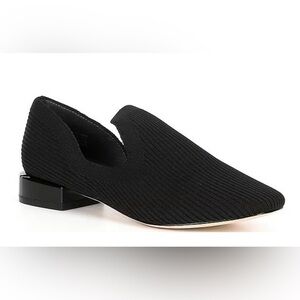 Deltan black Loafers Catalina Stretch Knit Slip-On size 7.5